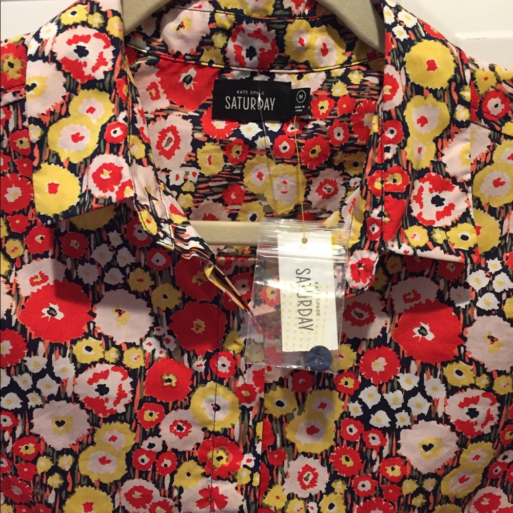 Kate Spade Saturday “Busy Floral” Shirt